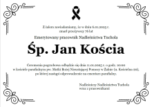 Ceremonia pogrzebowa Śp. Jan Kościa