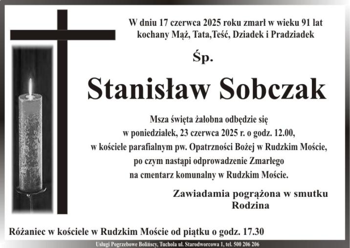 Nekrolog&#x20;Stanisław&#x20;Sobczak